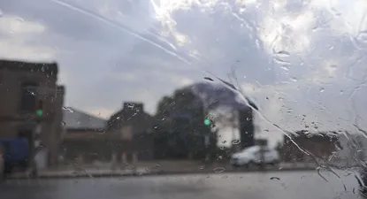 Día de lluvia en Montevideo