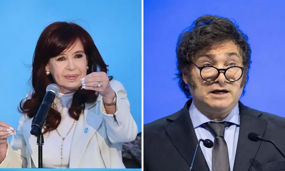 Cristina Kirchner, Javier Milei y un diganóstico común.&nbsp;&nbsp;