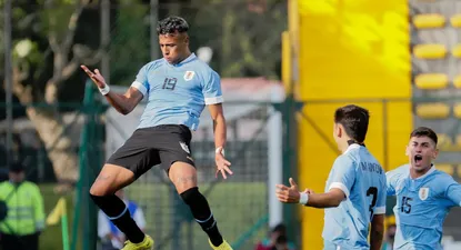 Luciano Rodríguez, goleador de la sub 20