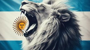 Milei respondió en sus redes con la foto de un león y la bandera argentina.&nbsp;