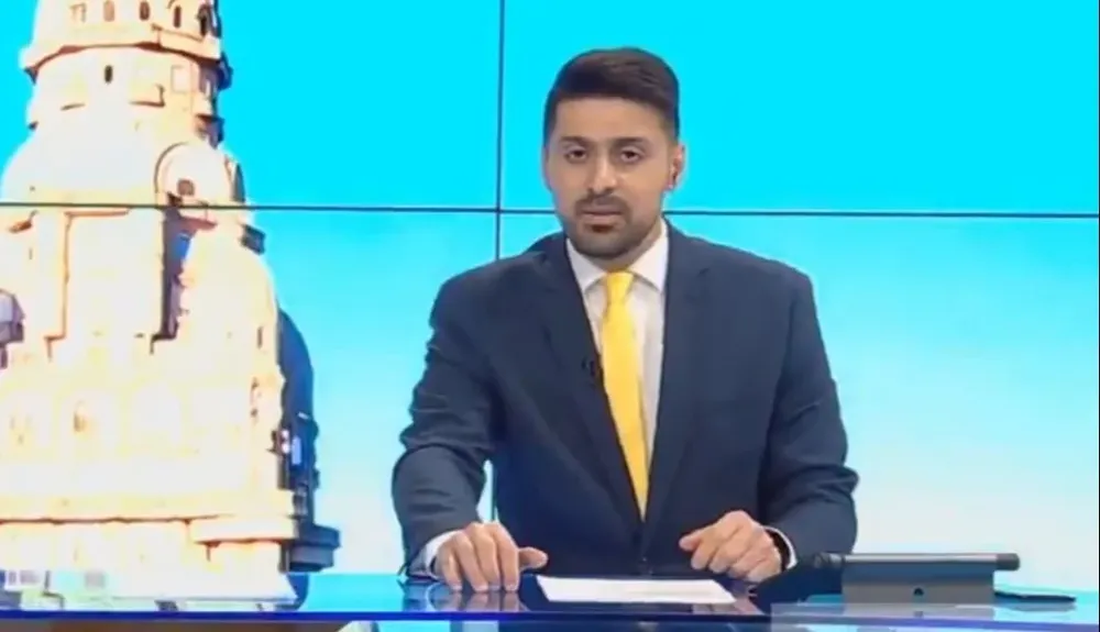 Miguel Chagas en su estreno en Canal 5