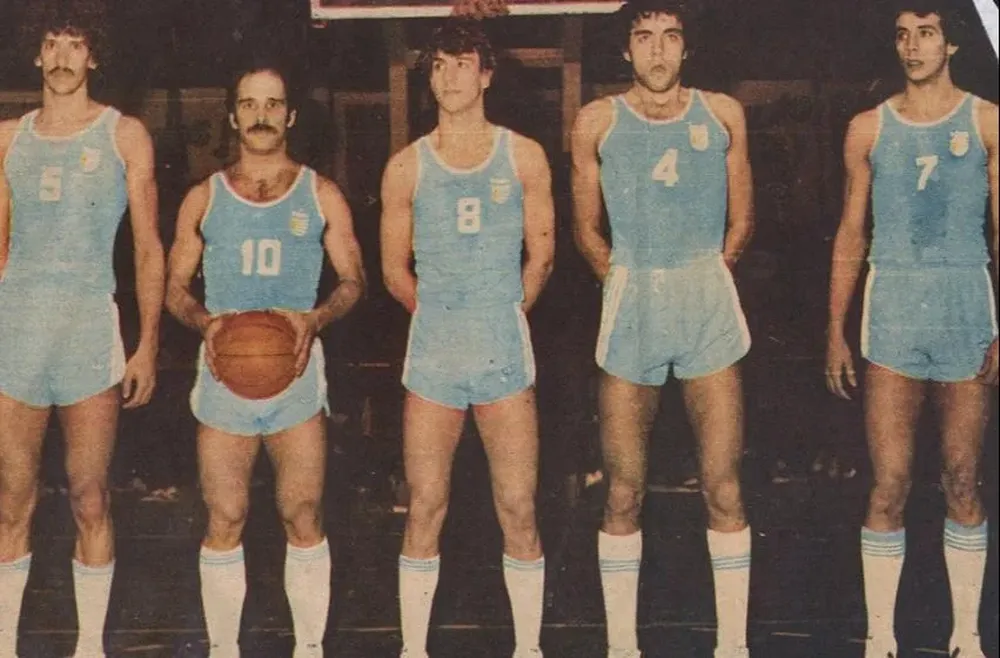 Luis Eduardo Larrosa, Carlos Peinado, Wilfredo Ruiz, Horacio López y Hebert Núñez