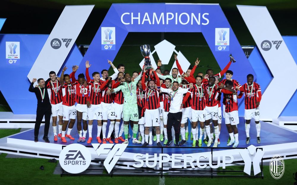 Milan campeón de la Supercopa.