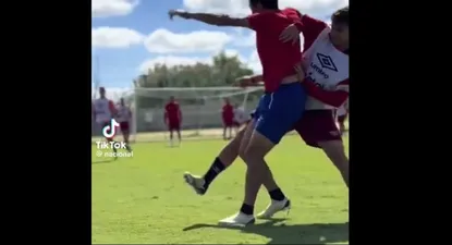 El revolcón de Jeremia Recoba a su padre Álvaro Recoba