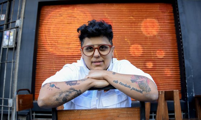 Mocchi presentó su último disco, El frío que nos convoca