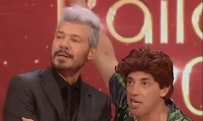 Marcelo Tinelli y Maxi de la Cruz como El Richardt