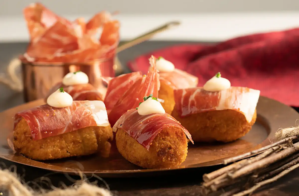 Croquetas de jamón ibérico, las preferidas de los españoles.