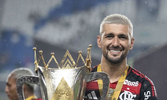 Giorgian De Arrascaeta y una nueva copa con Flamengo