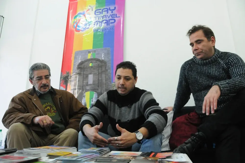 Raúl Turri, Adrián Russo y Sergio Miranda