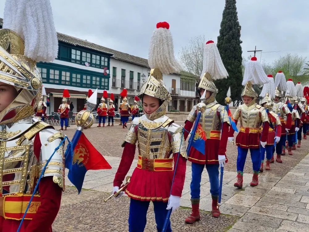 Desfile de Semana Santa en Campo de Calatrava.