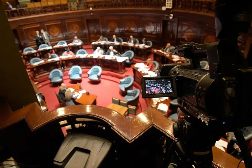 Sesión de la Cámara de Senadores