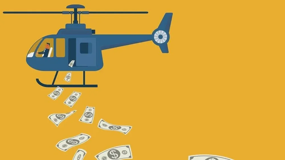 El dinero helicóptero es un concepto económico creado hace medio siglo.