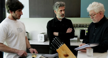 Pedro Almodóvar, Leonardo Sbaraglia y Quim Gutierrez