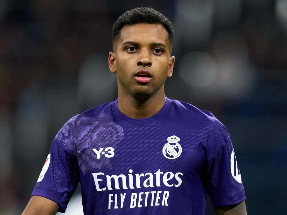 Rodrygo sobre el Manchester City.