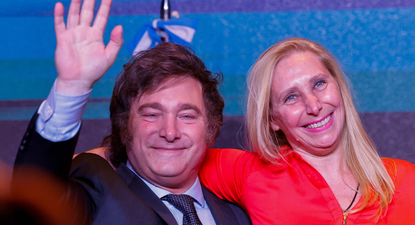 Karina y Javier Milei