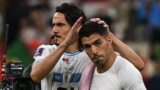 Edinson Cavani y Luis Suárez