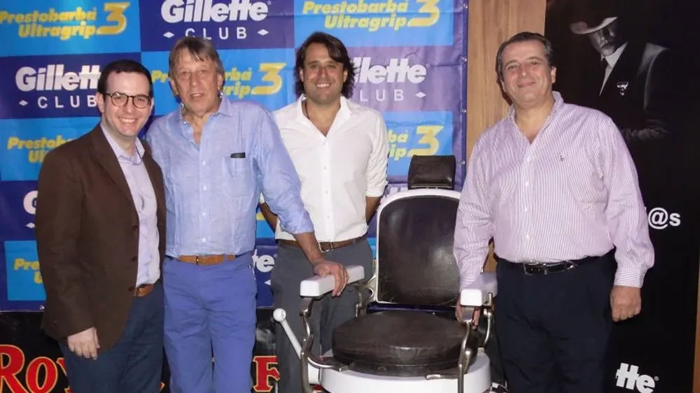 Luis Daniel Aguirre, Raúl Estévez, Sebastián Estévez y Antonio García