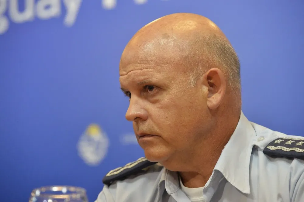 Luis Heber De León, comandante en jefe de la Fuerza Aérea