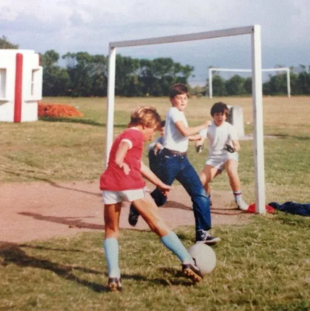 Luis Lacalle Pou y su infancia futbolera Luis Lacalle Pou y su infancia futbolera