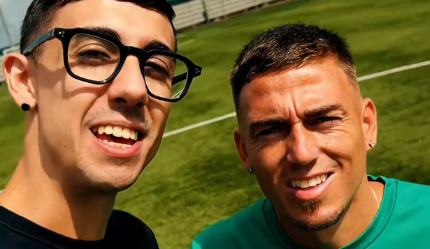 Joaco de Piedras Blancas junto a Cristian Almeida, nuevo fichaje del Deportivo LSM