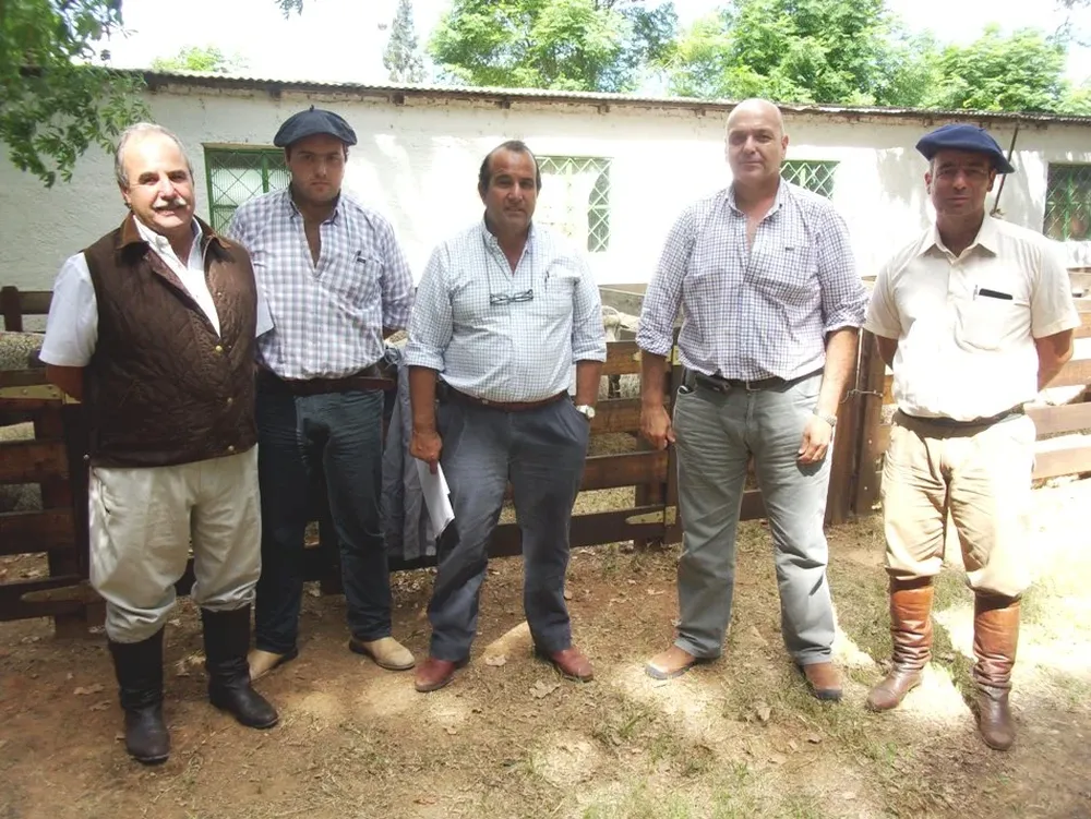 Rubén Echeverría, Otto Fernández (hijo), Germán Echeverría, Otto Fernández y José Gregorio Iraola