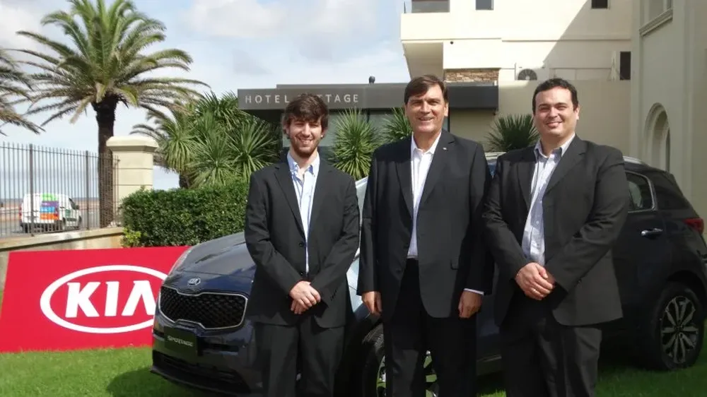 Bruno Peluffo, Ricardo Joubanoba y Álvaro Zelayeta