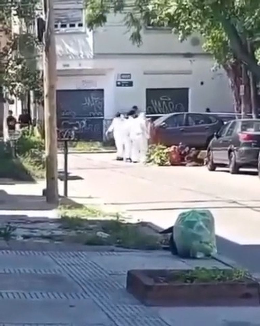 Hallazgo del bolso que contenía la cabeza humana dentro