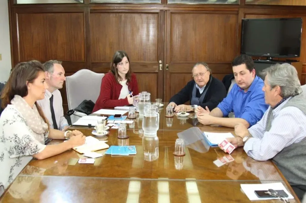 El Intendente de Maldonado recibió a los organizadores de la Clipper
