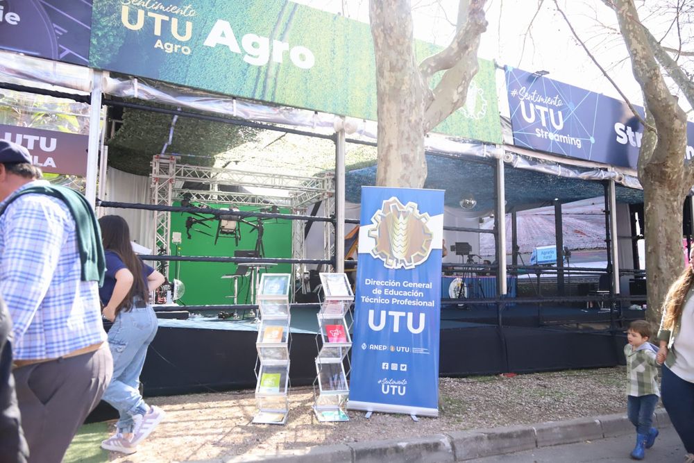 La UTU en la Rural del Prado, donde informa sobre sus propuestas educativas.