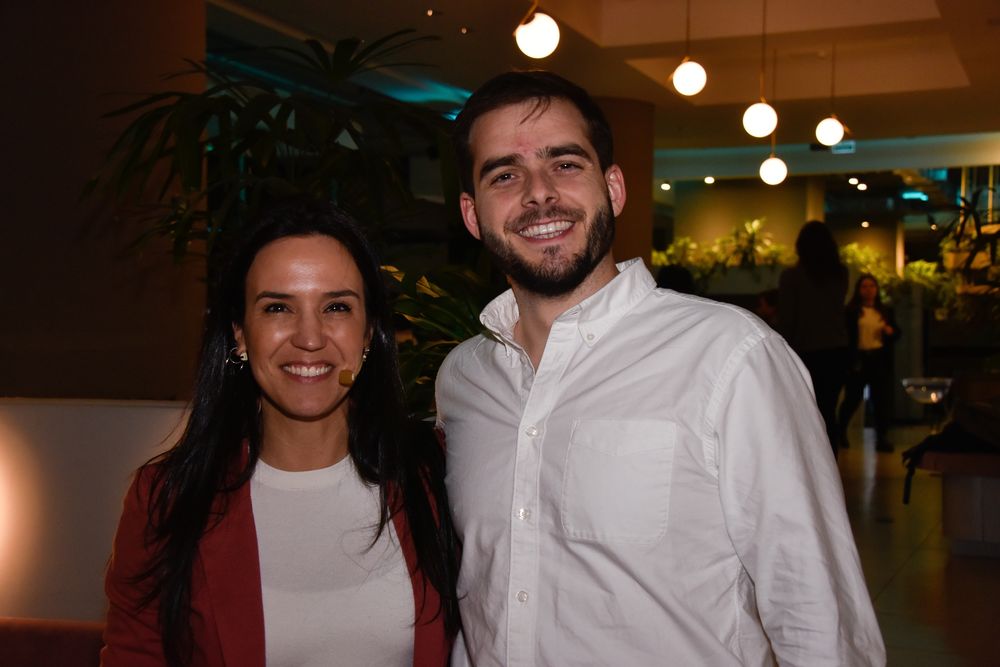 Ximena Pardiñas, Socia de Xnn, Bruno Pedreira, Director de Sinergia.