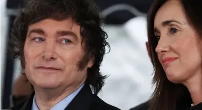Presidente de Argentina, Javier Milei, y vicepresidenta Victoria Villarruel.