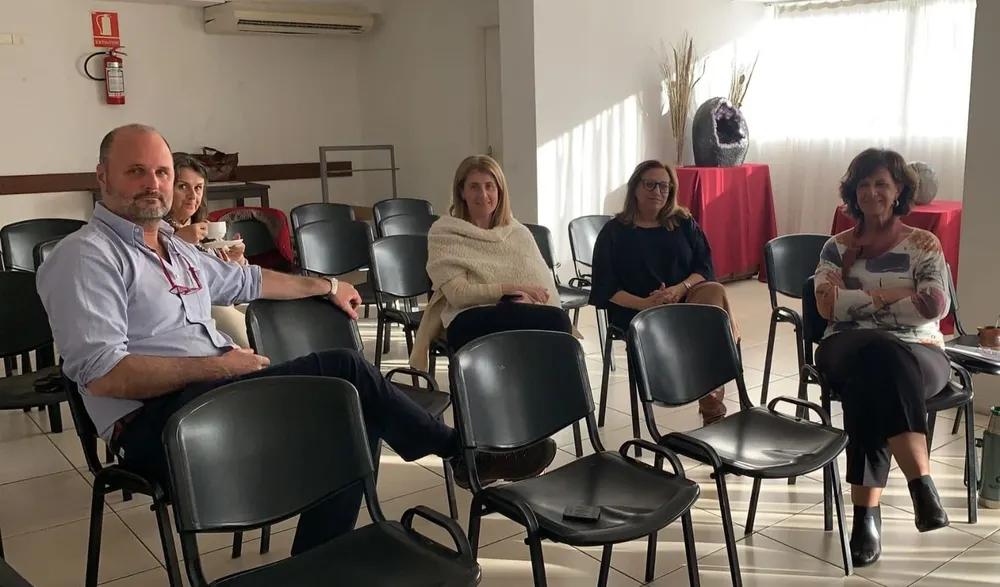 Mónica Bottero participó del foro desde Artigas, donde junto a integrantes de la institucionalidad agropecuaria realizaron una recorrida por predios rurales.