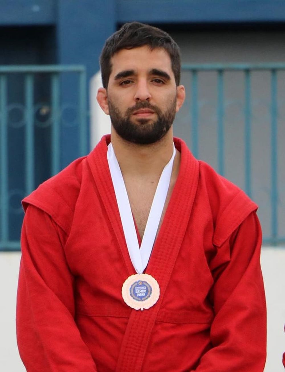 Santiago Costa fue medalla de bronce para Uruguay en el Panamericano de Sambo de Guayaquil 