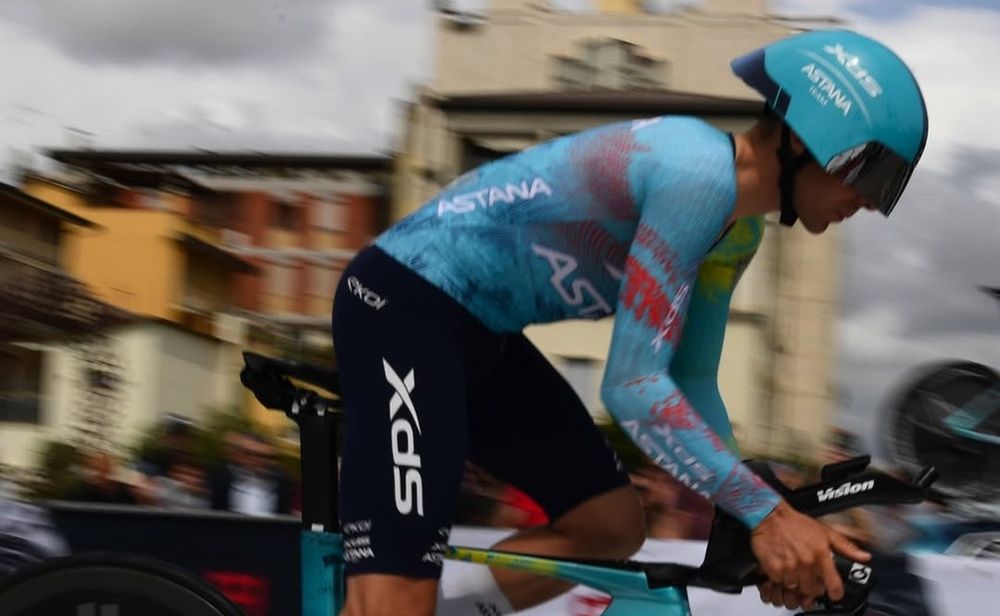Thomas Silva en la contrarreloj individual del Giro de Italia 2026