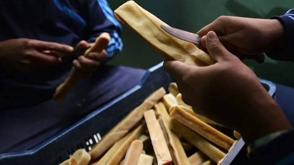 El Chhurpi tiene un sabor intenso y ahumado