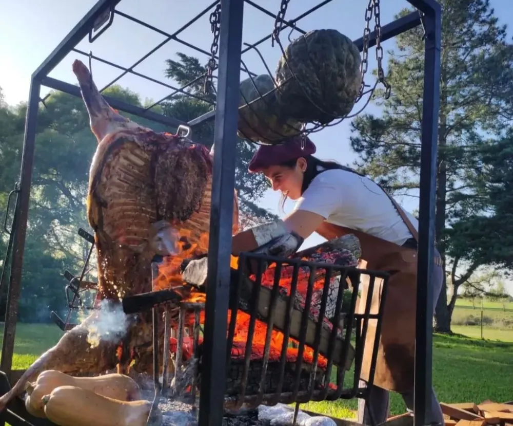 María Noel disfrutando de su pasión.
