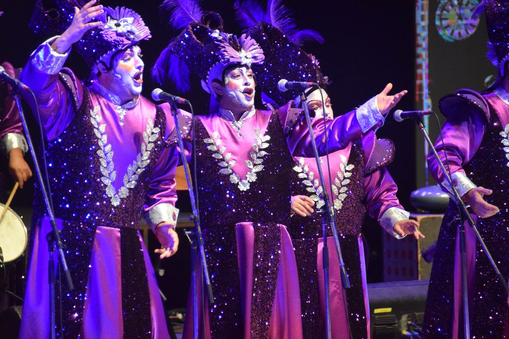 Concurso de carnaval, murga La Cáscara.