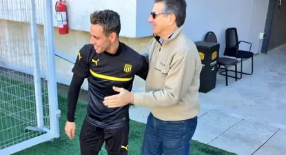 Fabián Estoyanoff y Fernando Morena en el Campeón del Siglo