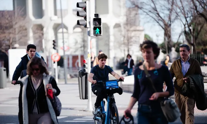 Una tarde soleada en Madrid.