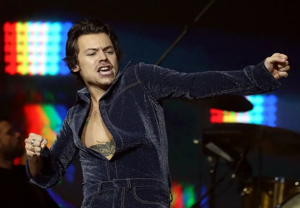 El cantante Harry Styles dio un concierto en Madrid.