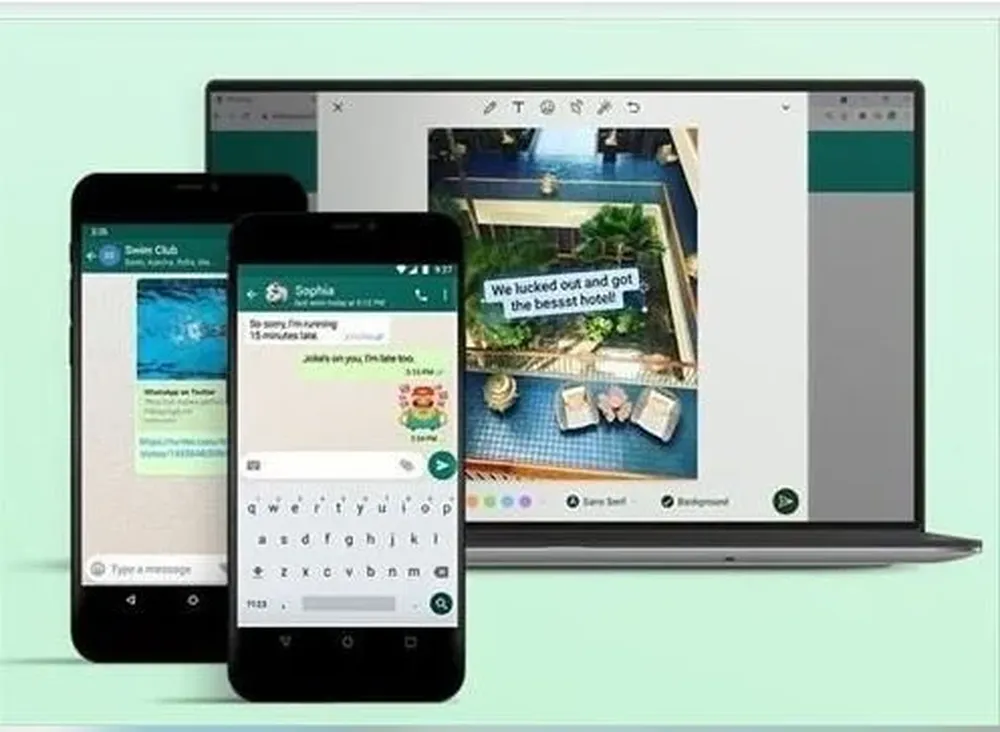 Nuevas funciones de WhatsApp: editor de fotos de escritorio, vista previa de enlaces y sugerencias de stickers.
