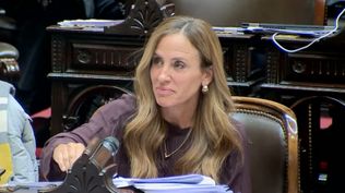 Victoria Tolosa Paz habló desde Cariló.