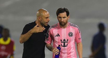 Mascherano y Messi en Jamaica