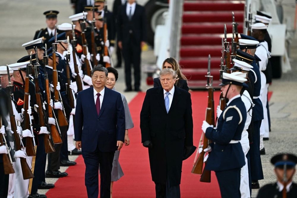 Xi Jinping - Trump -aeropuerto - 23-9-26 - AFP