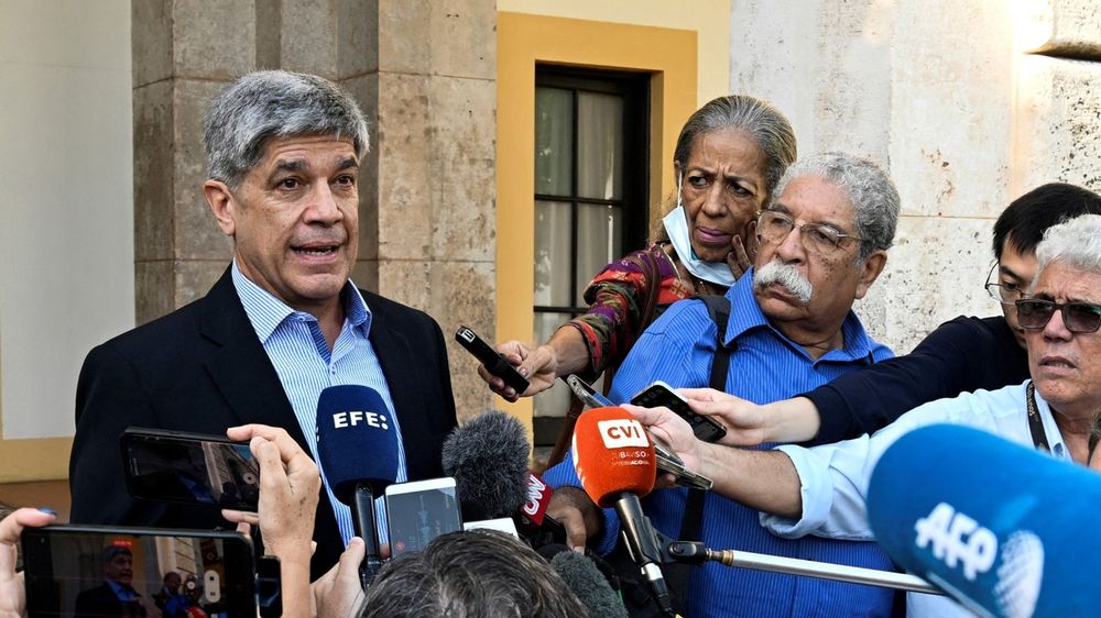 El vicecanciller de Cuba, Carlos Fernández de Cossío.