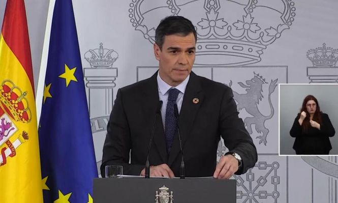 El presidente del Gobierno Pedro Sánchez