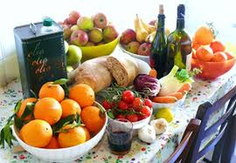 Alimentos elementales &nbsp;de la dieta mediterránea.&nbsp;