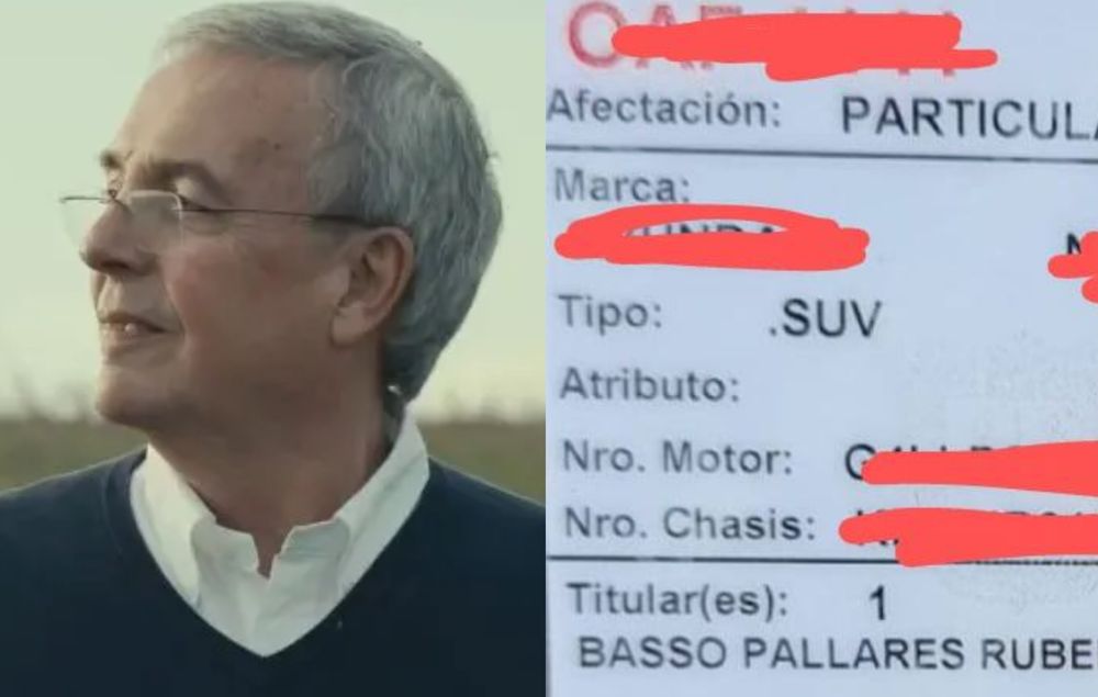 Gustavo Basso y la libreta emitida a su nombre a cuatro meses de su muerte