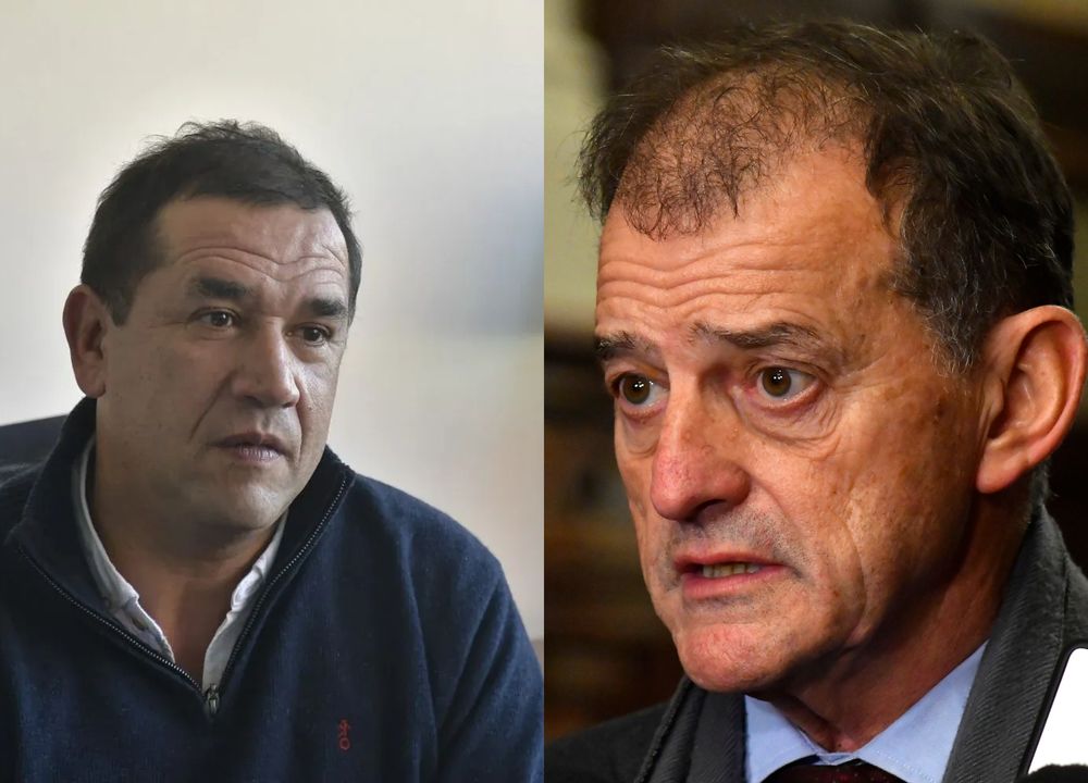 Los senadores Guido Manini Ríos y Sebastián Da Silva