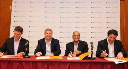 John Connelly (Bally), Javier Martínez (Enjoy), Ramesh Srinivasan (Bally) Juan Eduardo García (Conrad)